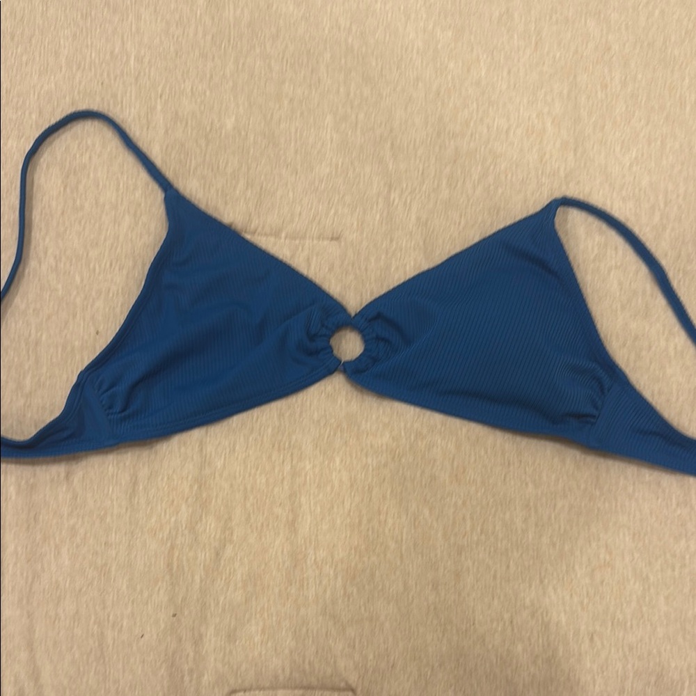 No Boundaries Vibrant Blue Bikini Top